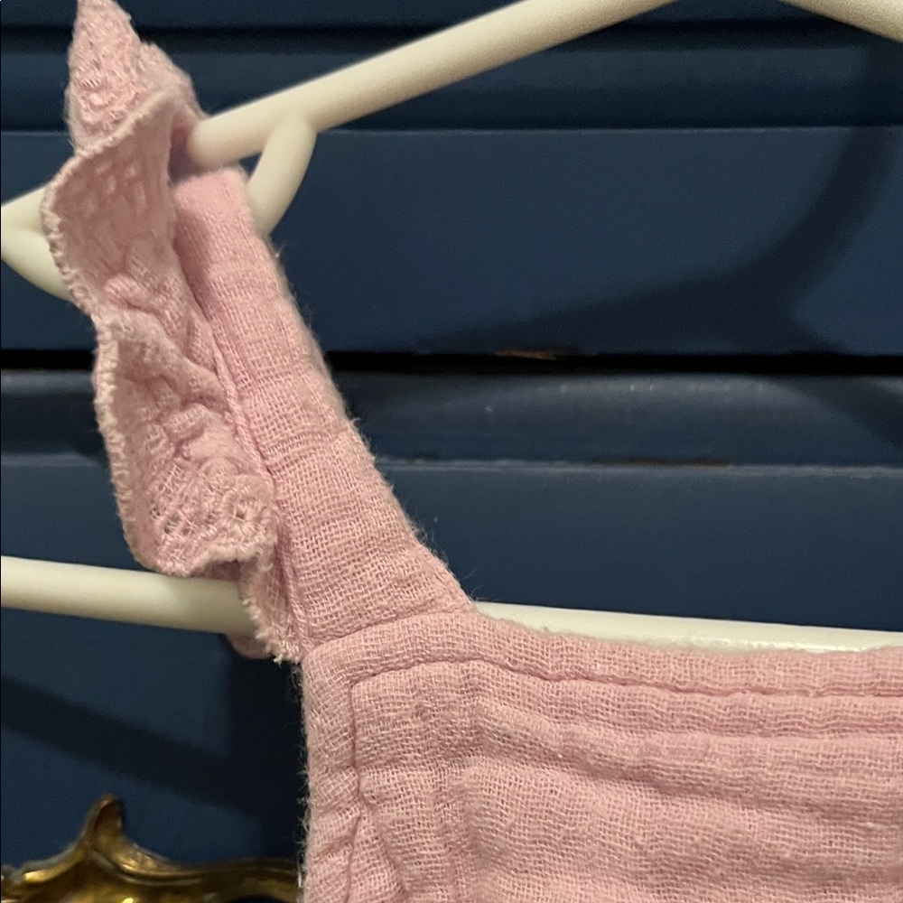Pink Ruffled Baby Romper - Picture 3 of 4